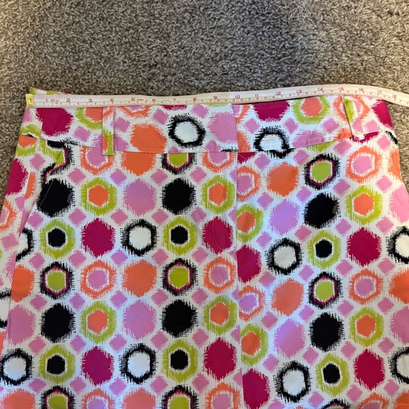 Bamboo Traders Geometric Print Mini Skort - Size 12 - Picture 4 of 5